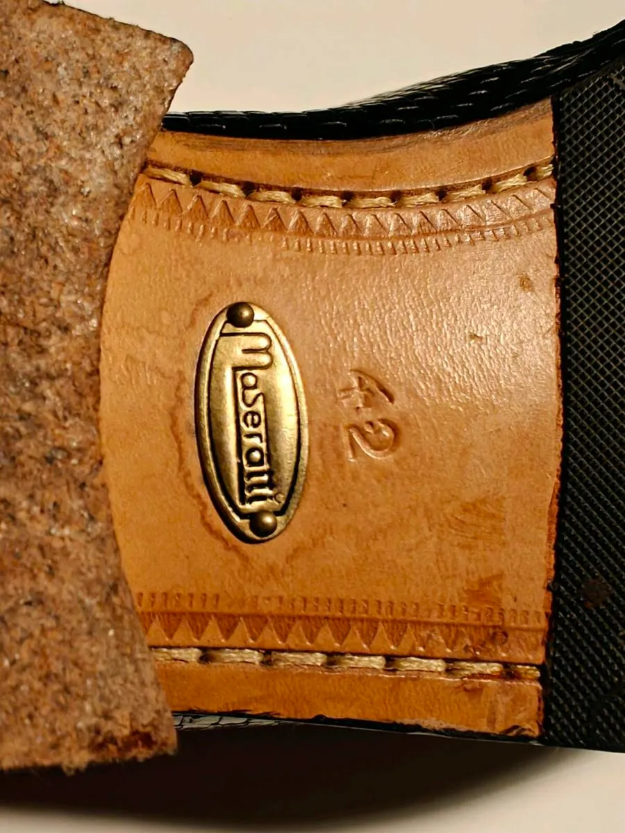 Men's leather shoes Maseratti - Image 4