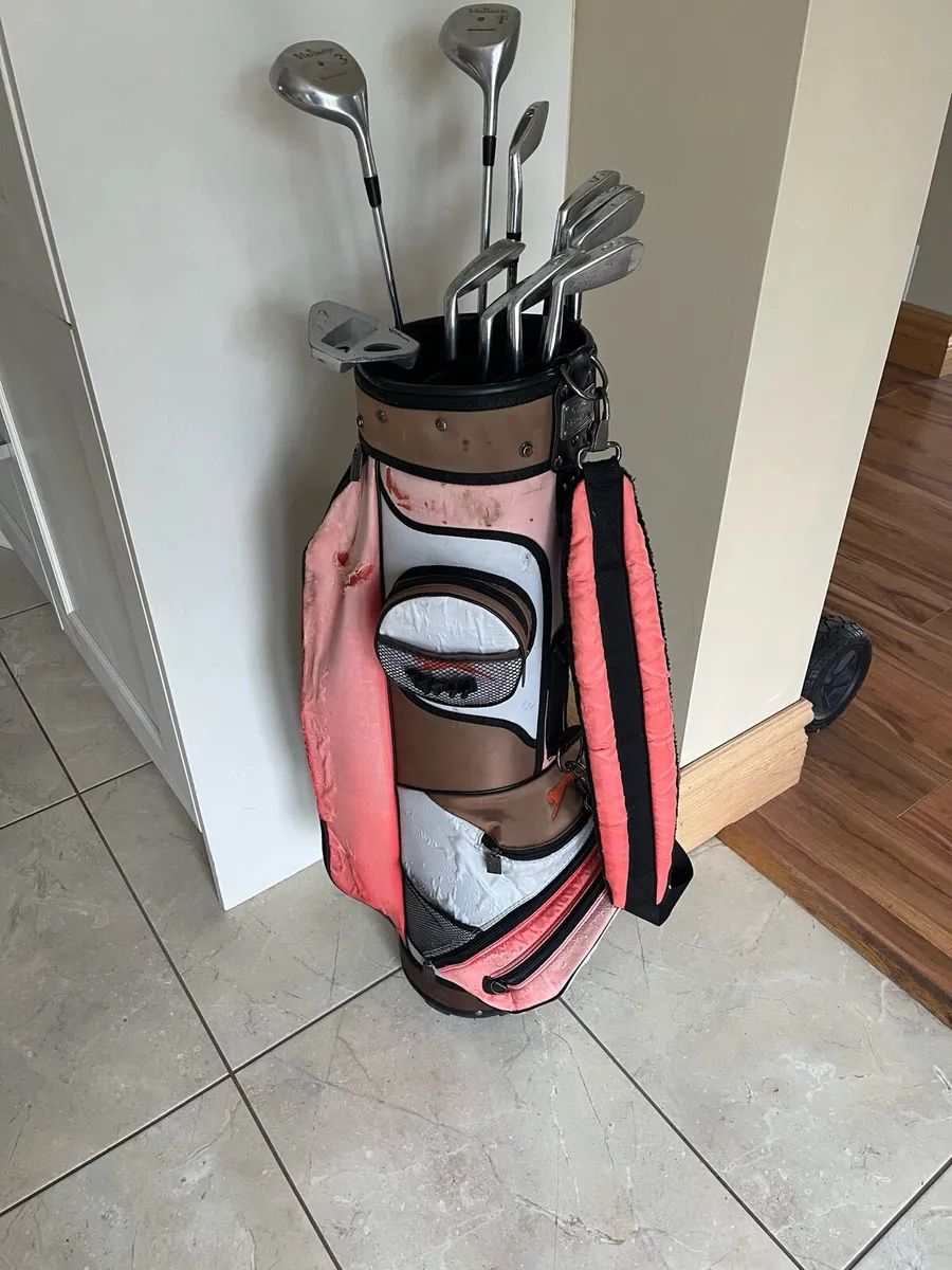 Golf clubs and bag - Image 3