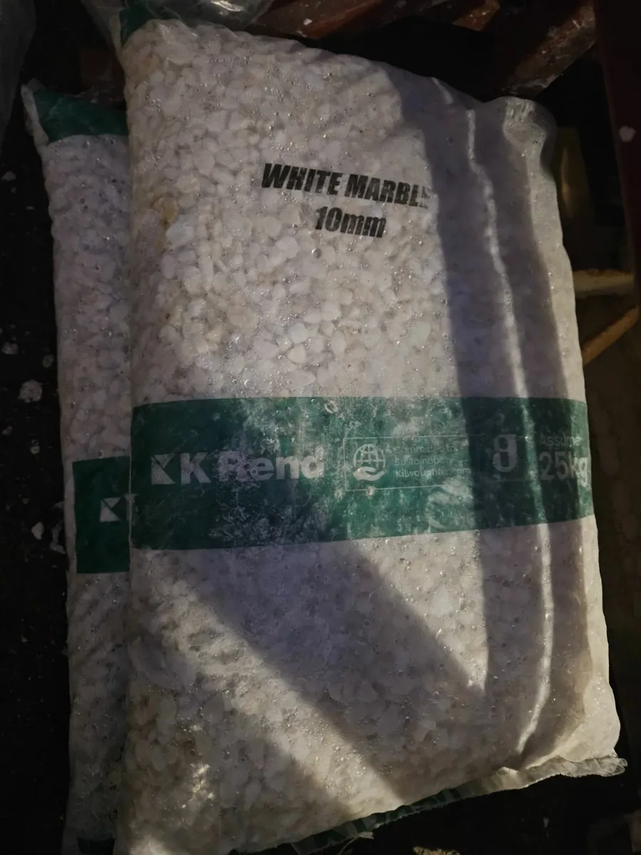 white marble 10ml stone 25 kg k rend - Image 2