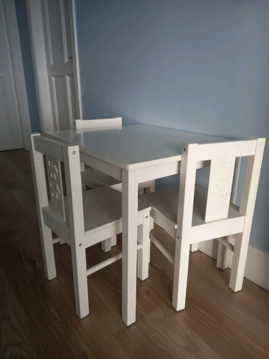 Ikea table and chairs - Image 1