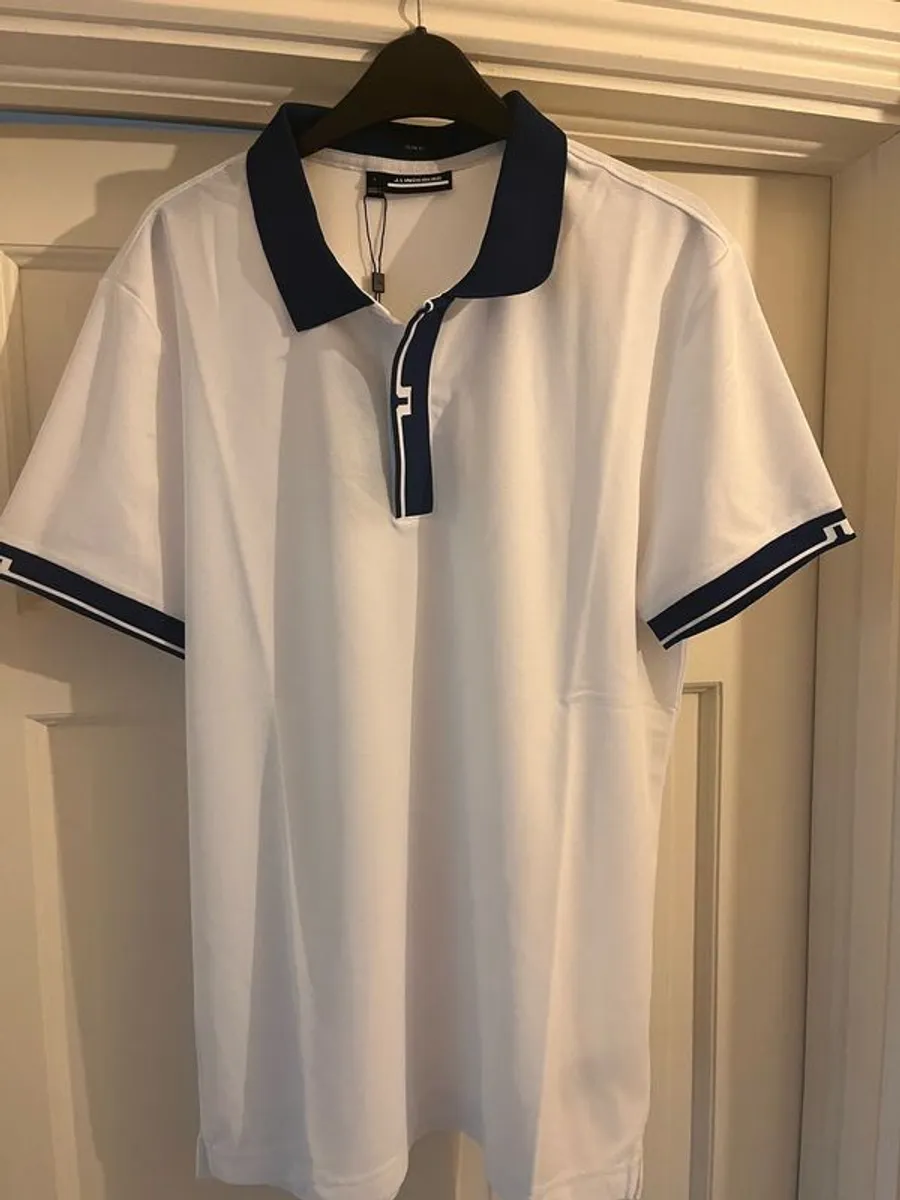 Mens J Lindberg Golf Polo size L - Image 1