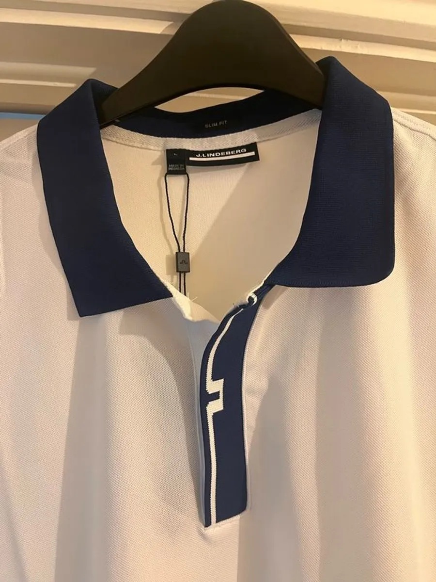 Mens J Lindberg Golf Polo size L - Image 3