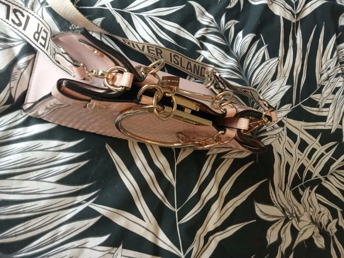River island medium handbag pink - Image 3