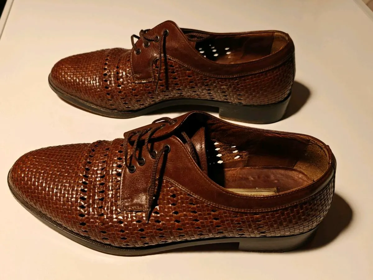 Vintage leather men's shoes