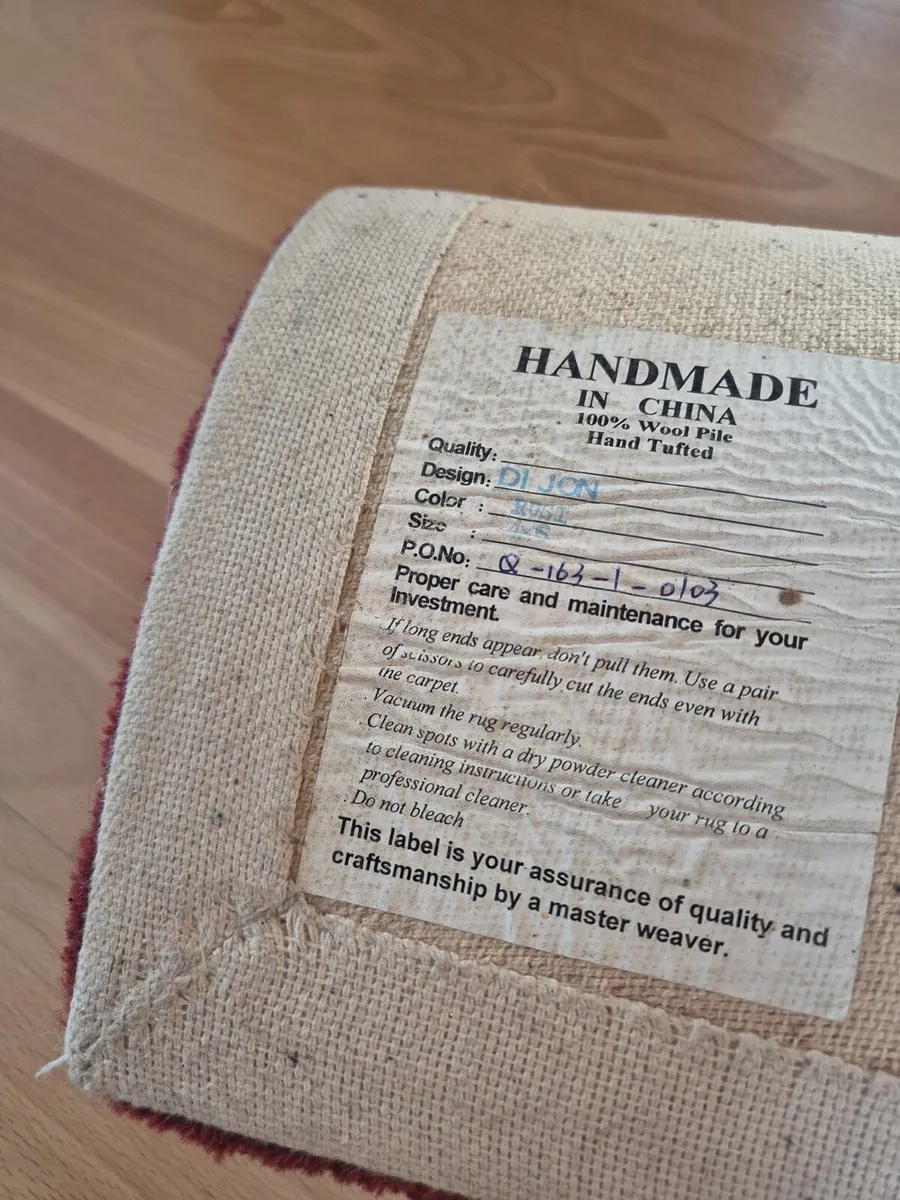 Large Rug - 100% Wool - Image 2