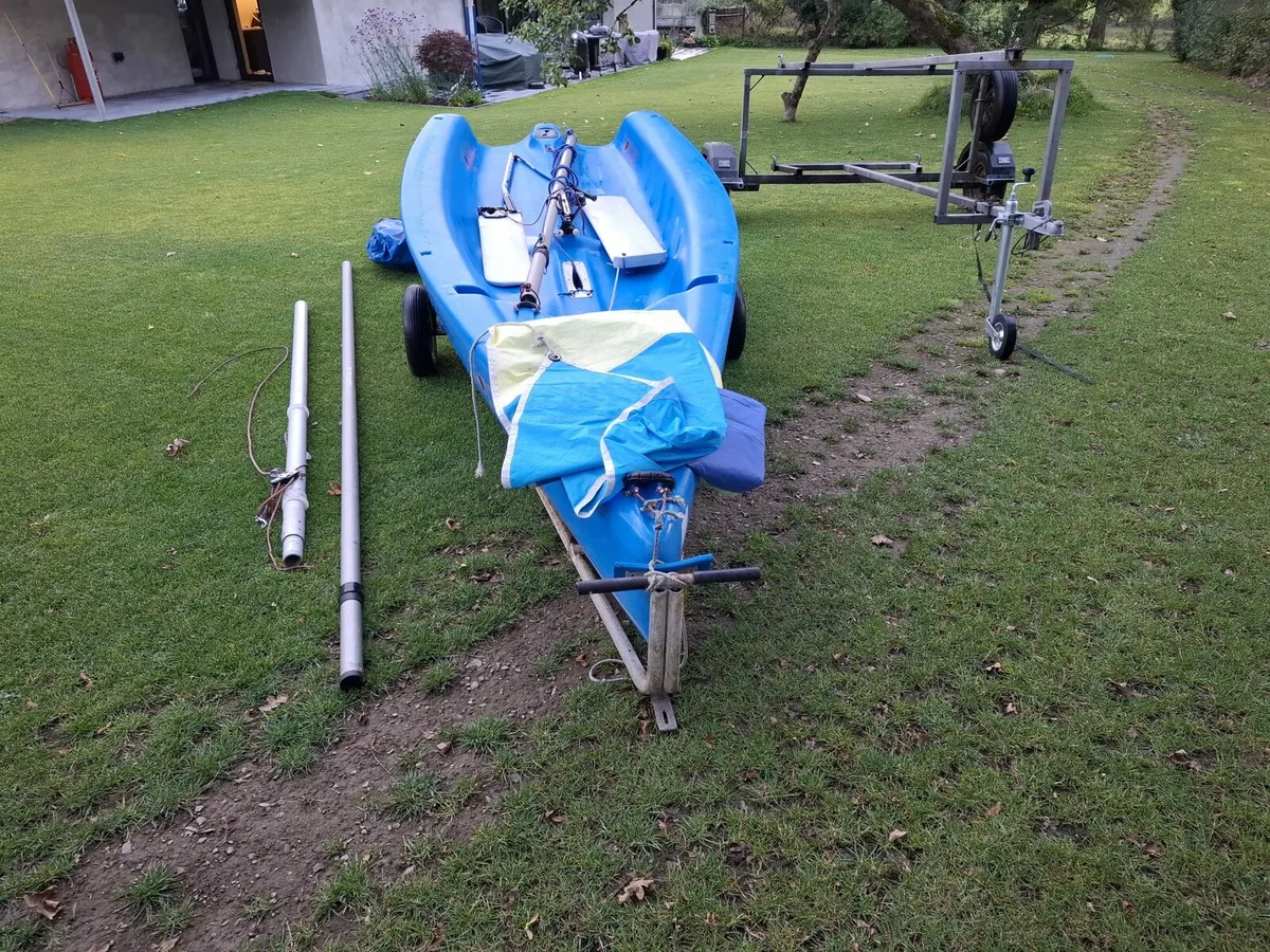 Topper Topaz Uno on double road trailer - Image 1