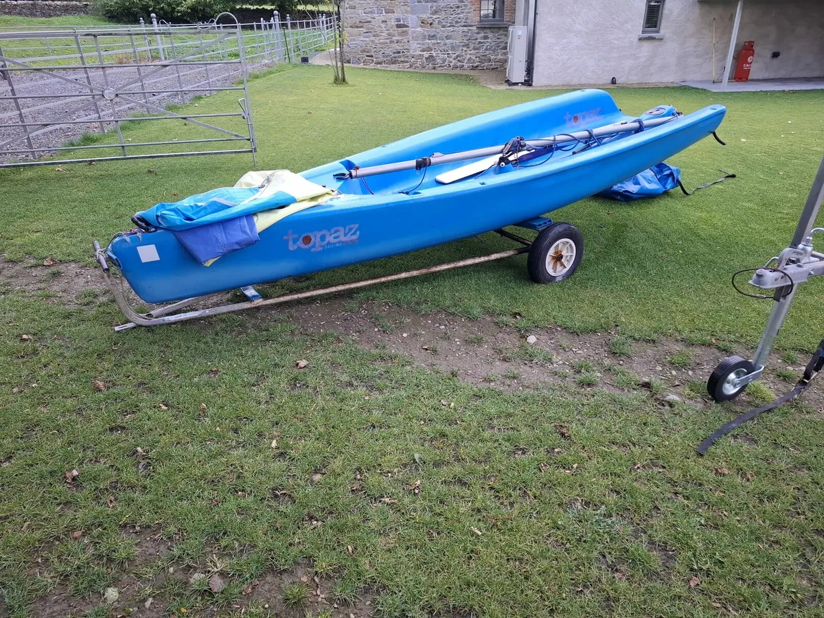 Topper Topaz Uno on double road trailer - Image 2
