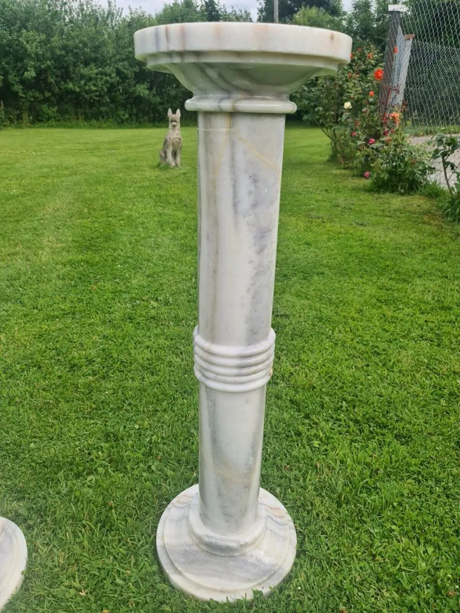 Solid marble pedestals - Image 4