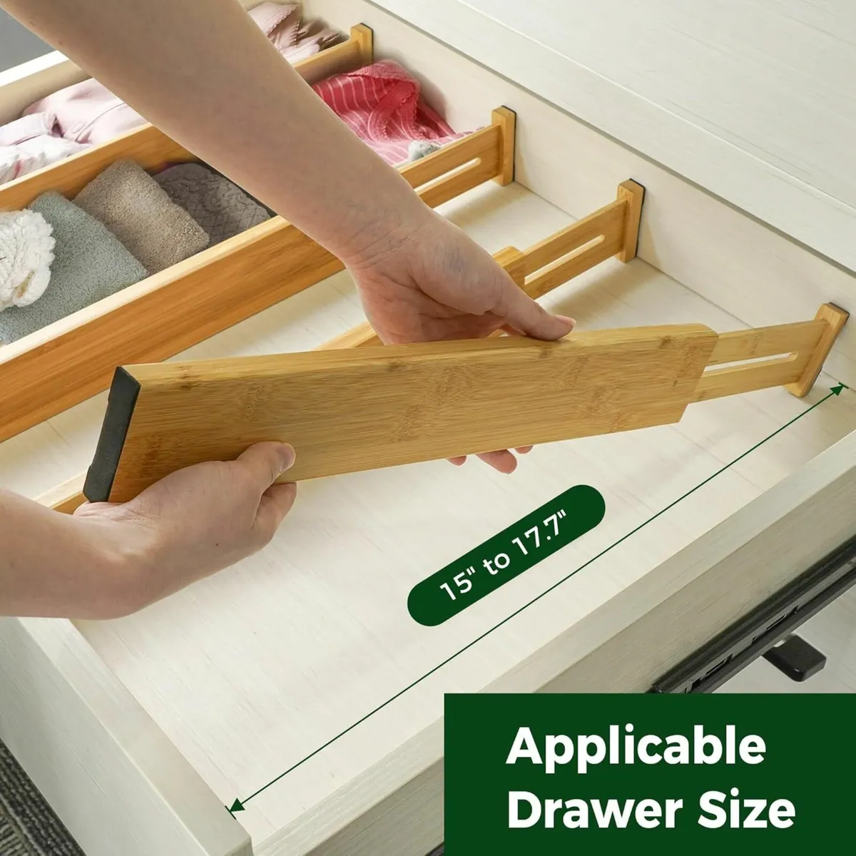 Bamboo Drawer Divider - Image 4