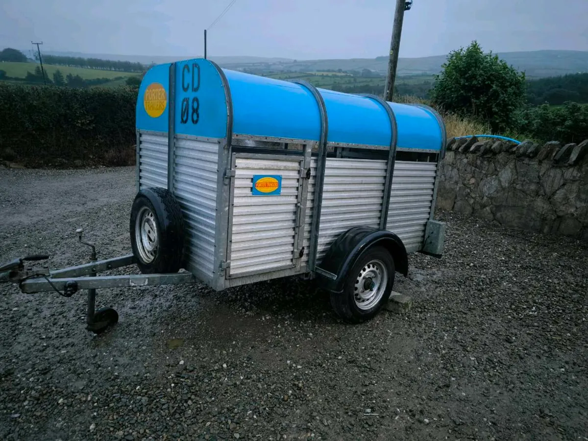 Porter 7x4 sheep calf livestock trailer - Image 2