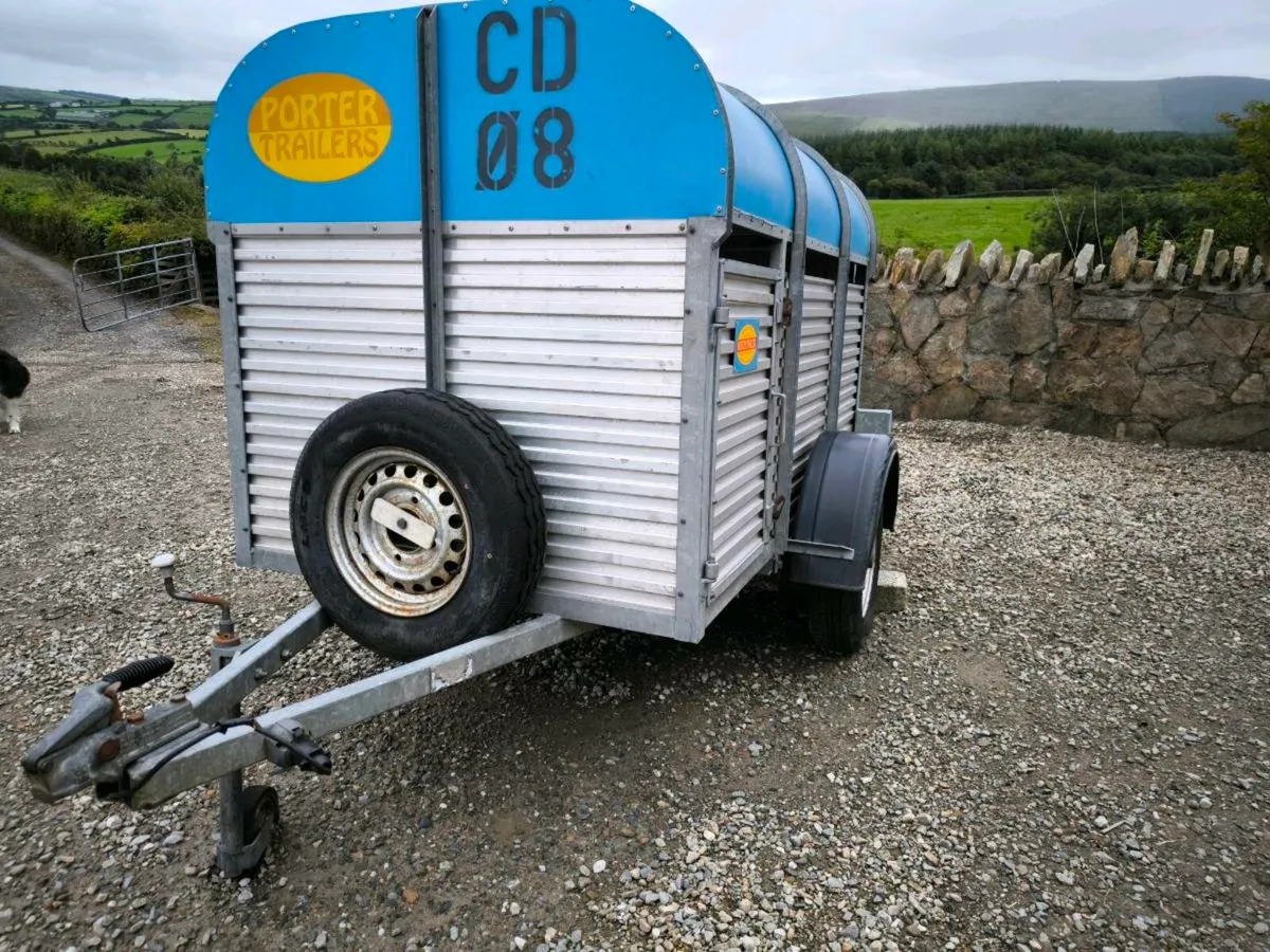 Porter 7x4 sheep calf livestock trailer - Image 3