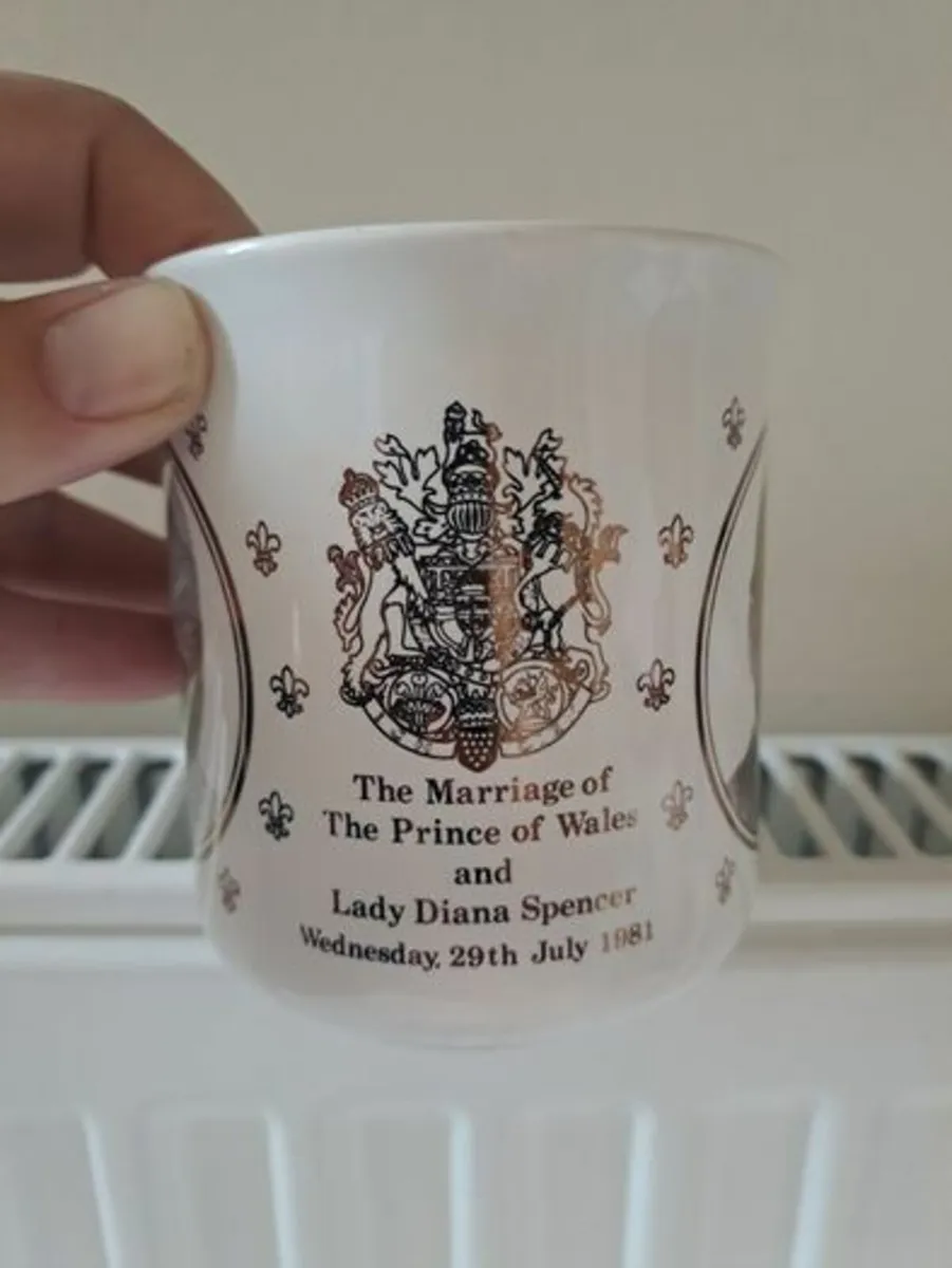 Silver Charles and Diana wedding mug - Image 3