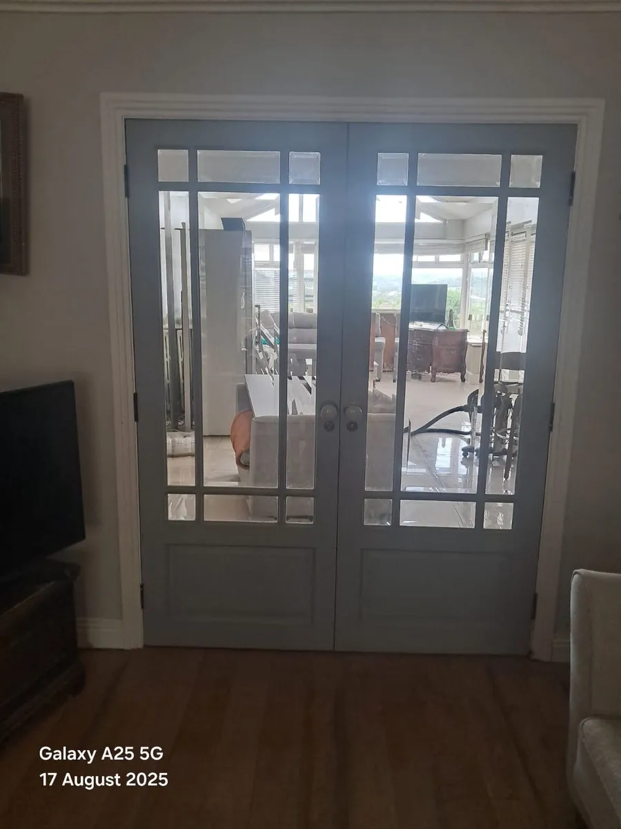 Solid painted  double doors - Image 1