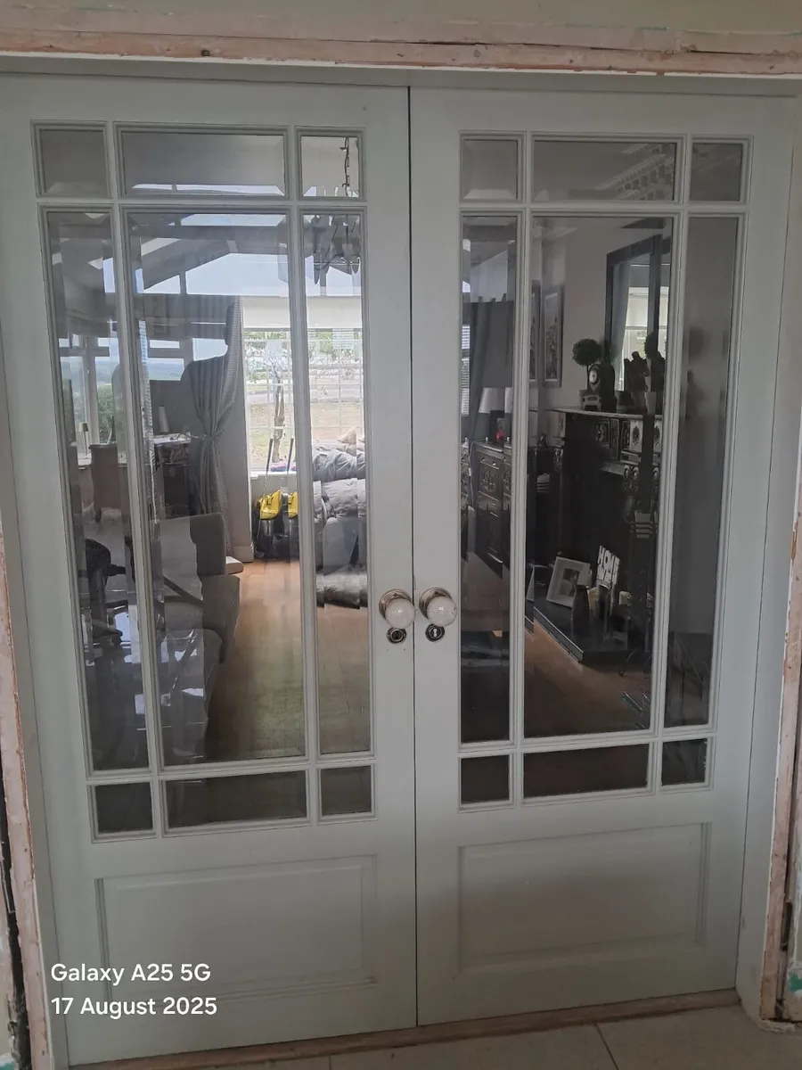 Solid painted  double doors - Image 2
