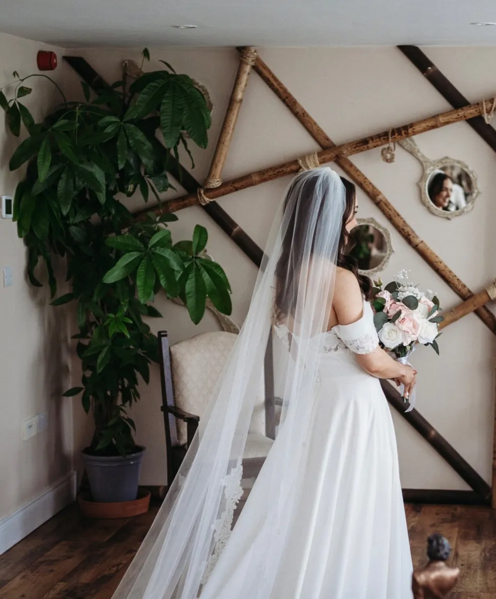 Wedding dress by Mikaella - Image 2