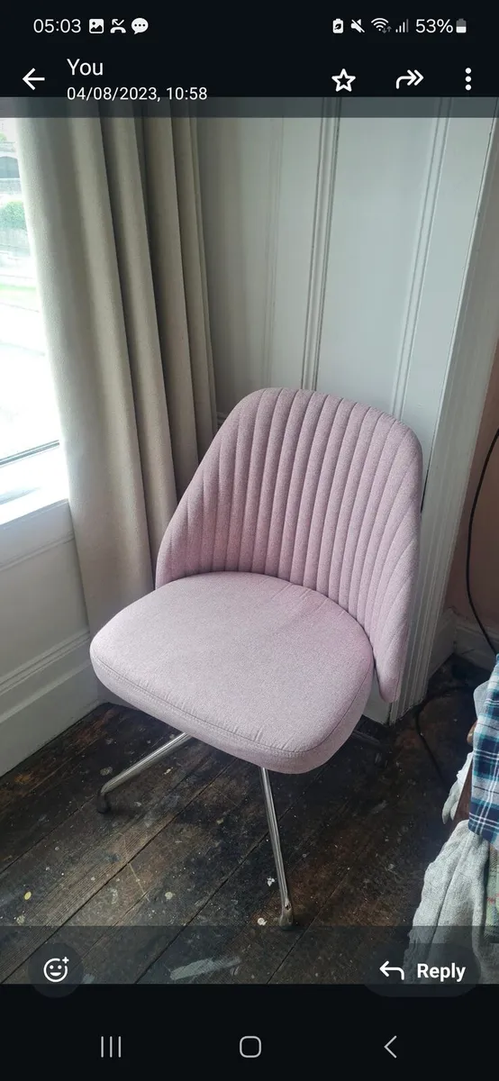 Pink chair - Image 1