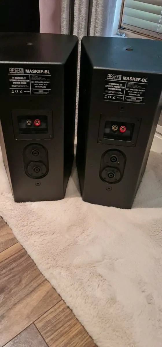 Pair of Apart mask8f-bl Hi-Fi loudspeaker 300W eac - Image 2