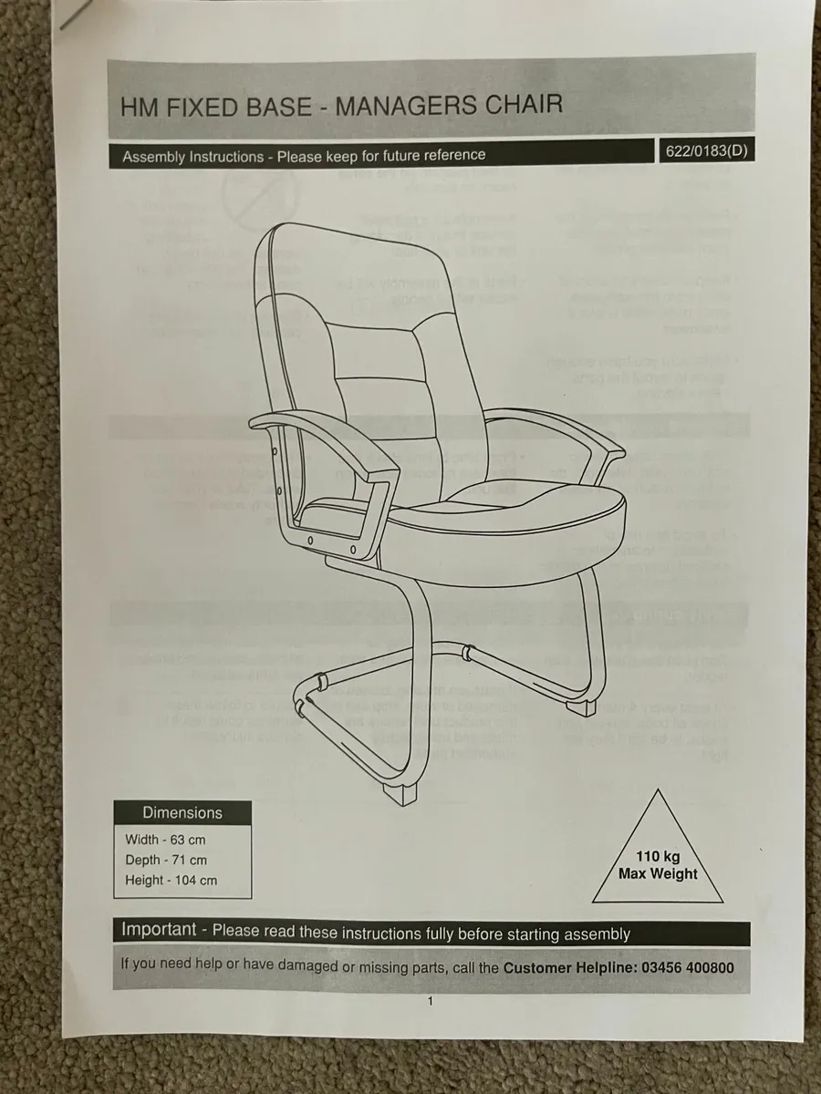 Moore Cantilever Office Chair – ​B​rand NEW - Image 4