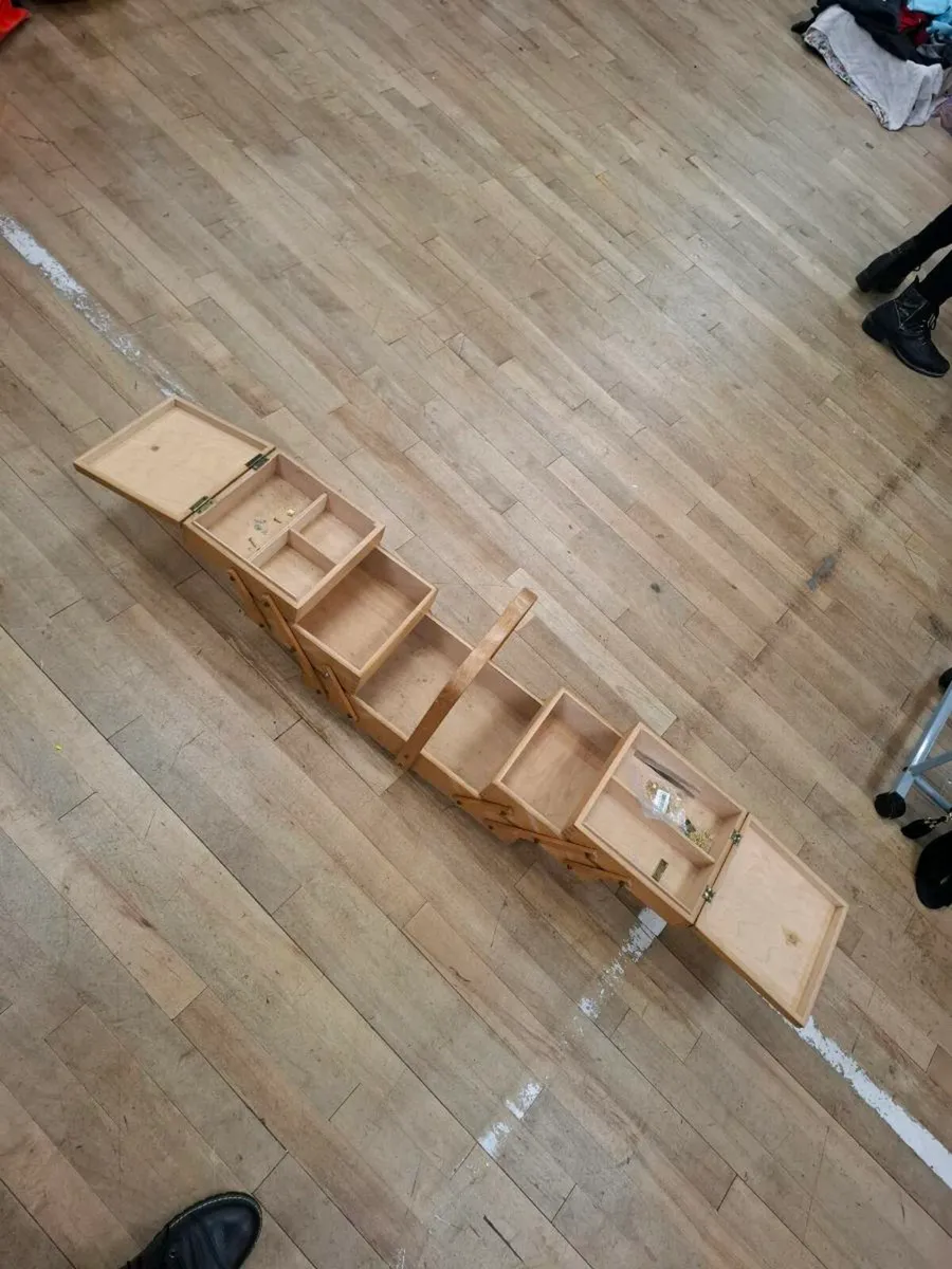 Wood sewing box - Image 2