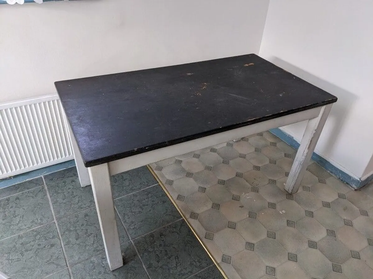 Painted Pine Kitchen Table - Image 1