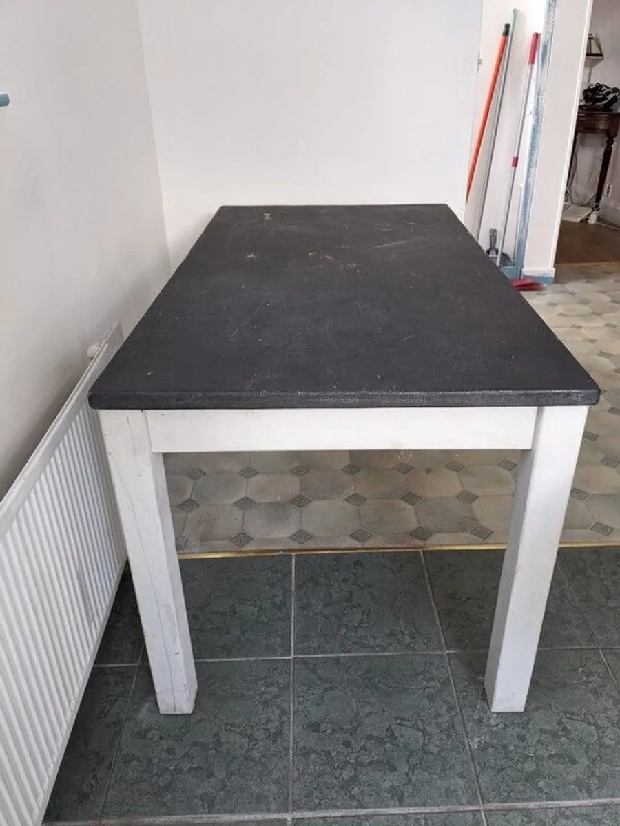 Painted Pine Kitchen Table - Image 2