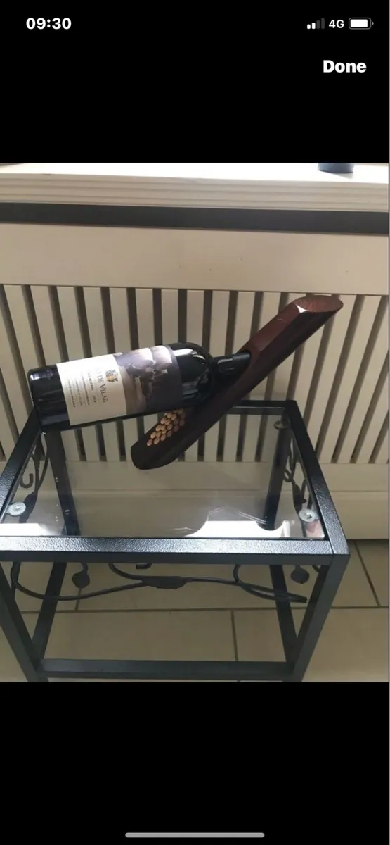 Wooden Balanced Wine Holder - Image 1