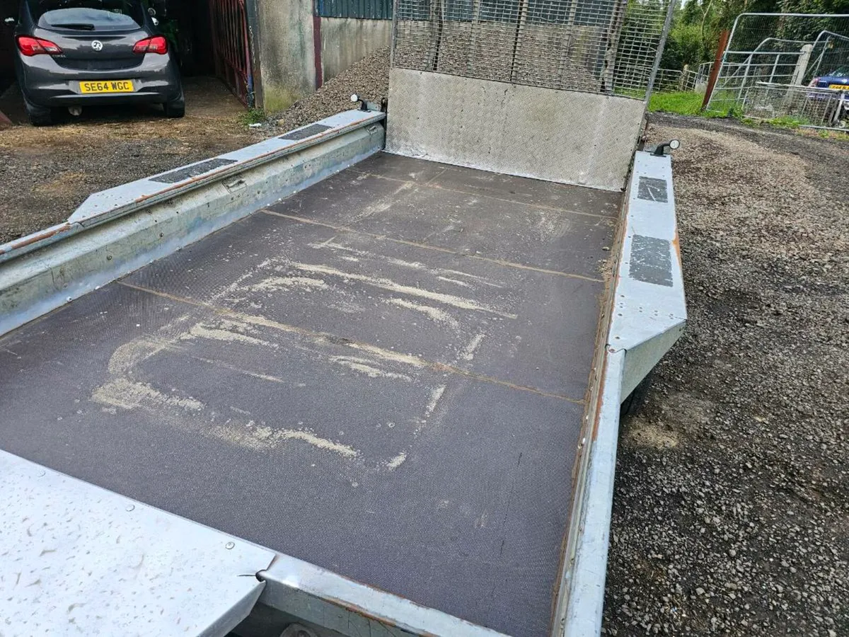 Ivor williams 12x6 plant trailer no vat - Image 3