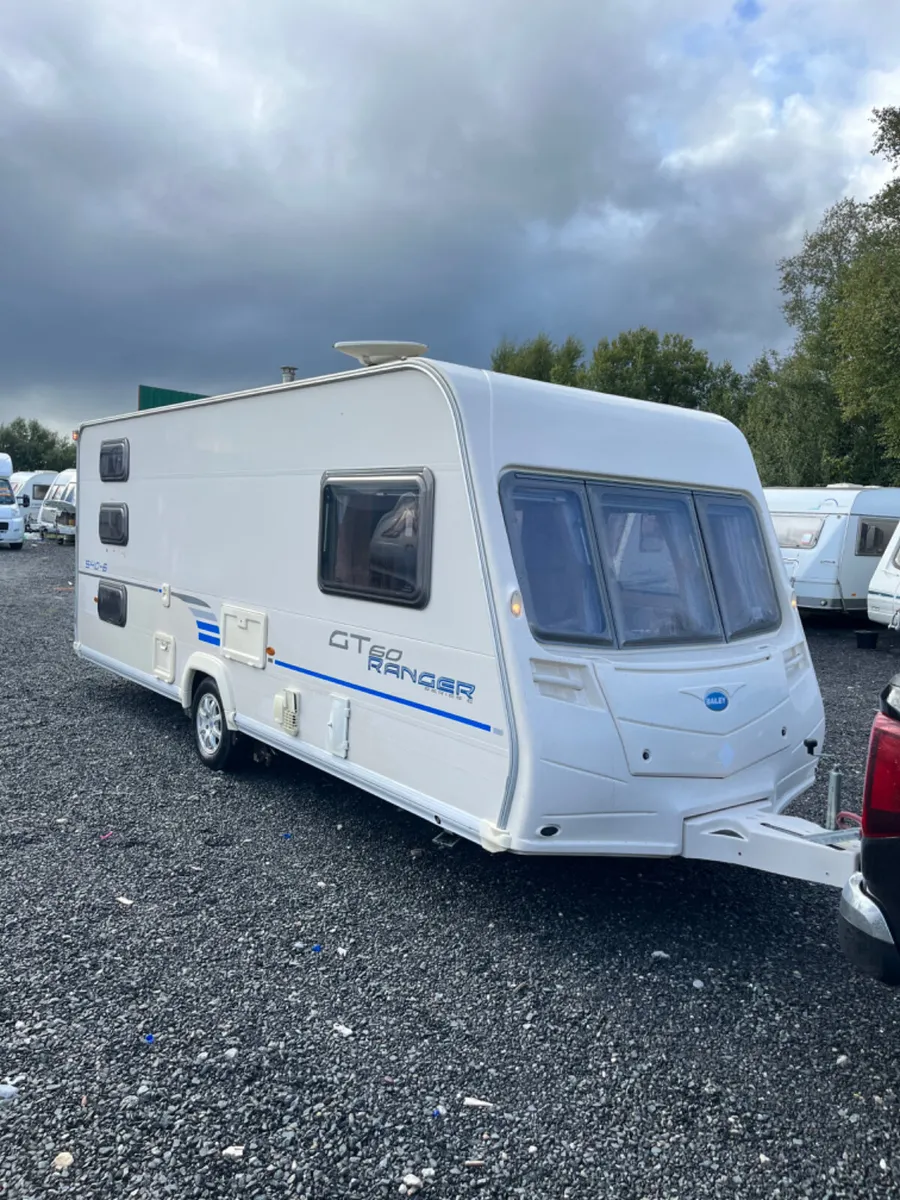 Bailey Ranger 6 Berth Triple Bunkbed Caravan - Image 1