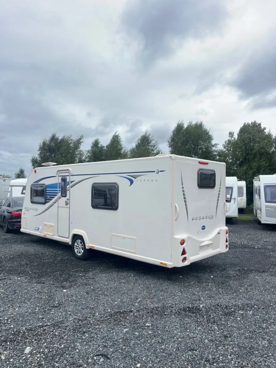 Bailey Pegasus 4 Berth Fixed Bed Caravan For Sale - Image 3