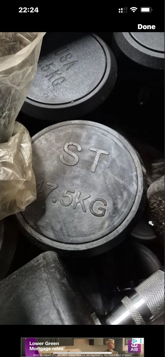 🌟🌟NEW UNUSED DUMMBELLS HEAVY KGS 🌟🌟 - Image 4