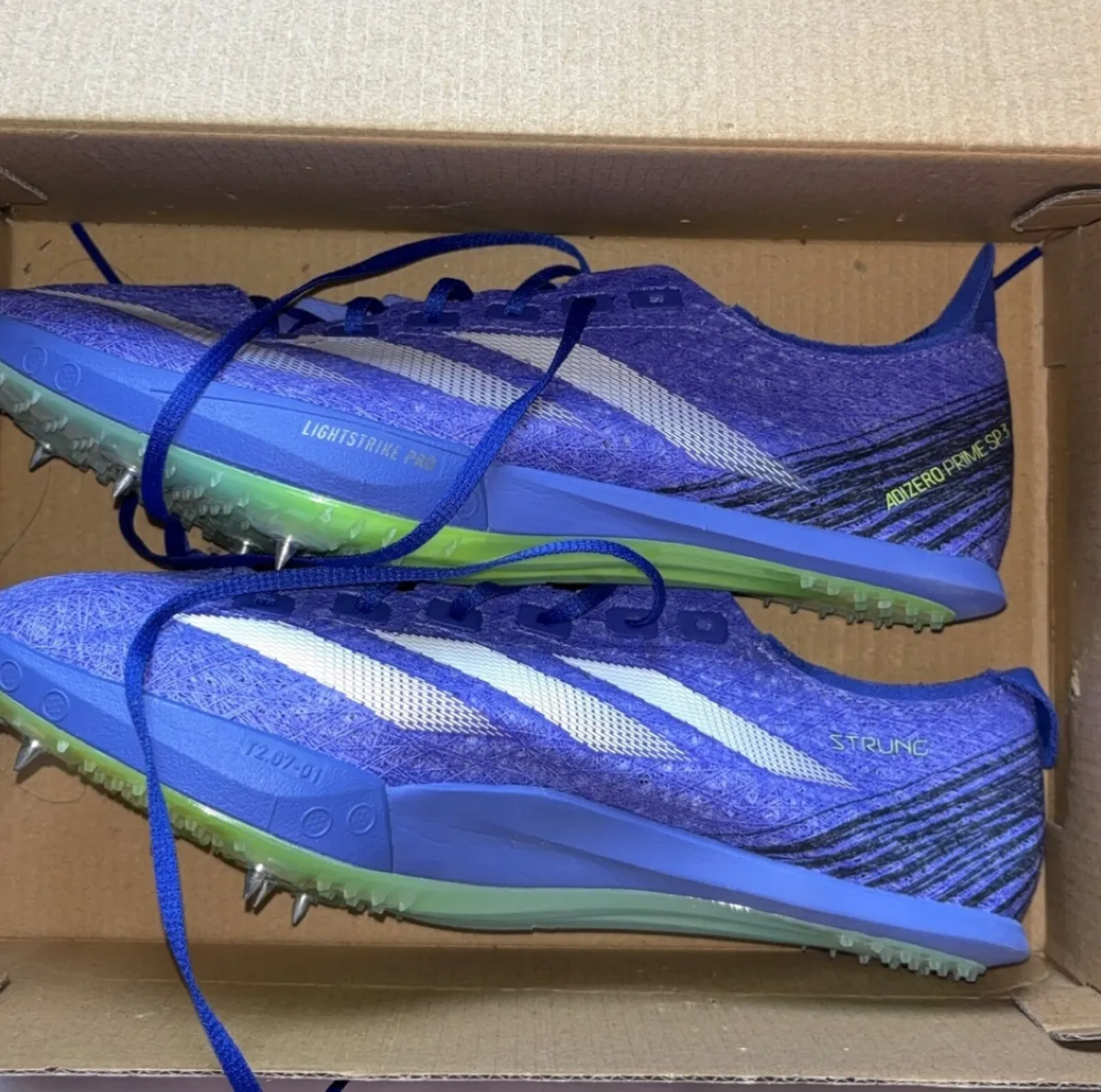 NEW ADIZERO SP3 Sprint Spikes UK 7 - Image 3