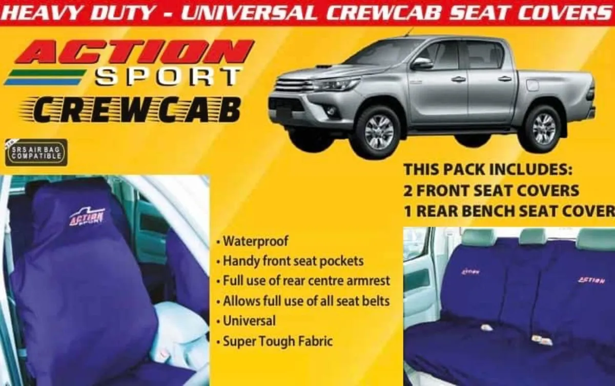 Jeep Seat Covers 🔵 Crewcab - Image 1