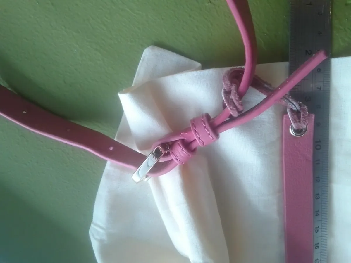 Paul Costelloe pink leather crossbody bag new - Image 4
