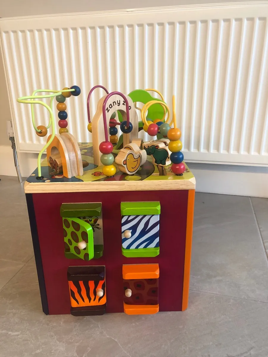 Wooden Activity Cube Assortment - Image 1