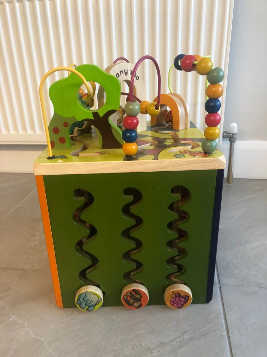Wooden Activity Cube Assortment - Image 2