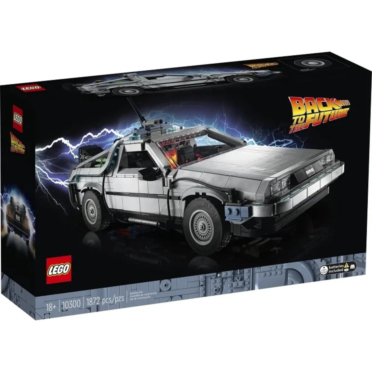 Unopened Lego Back to the Future DeLorean