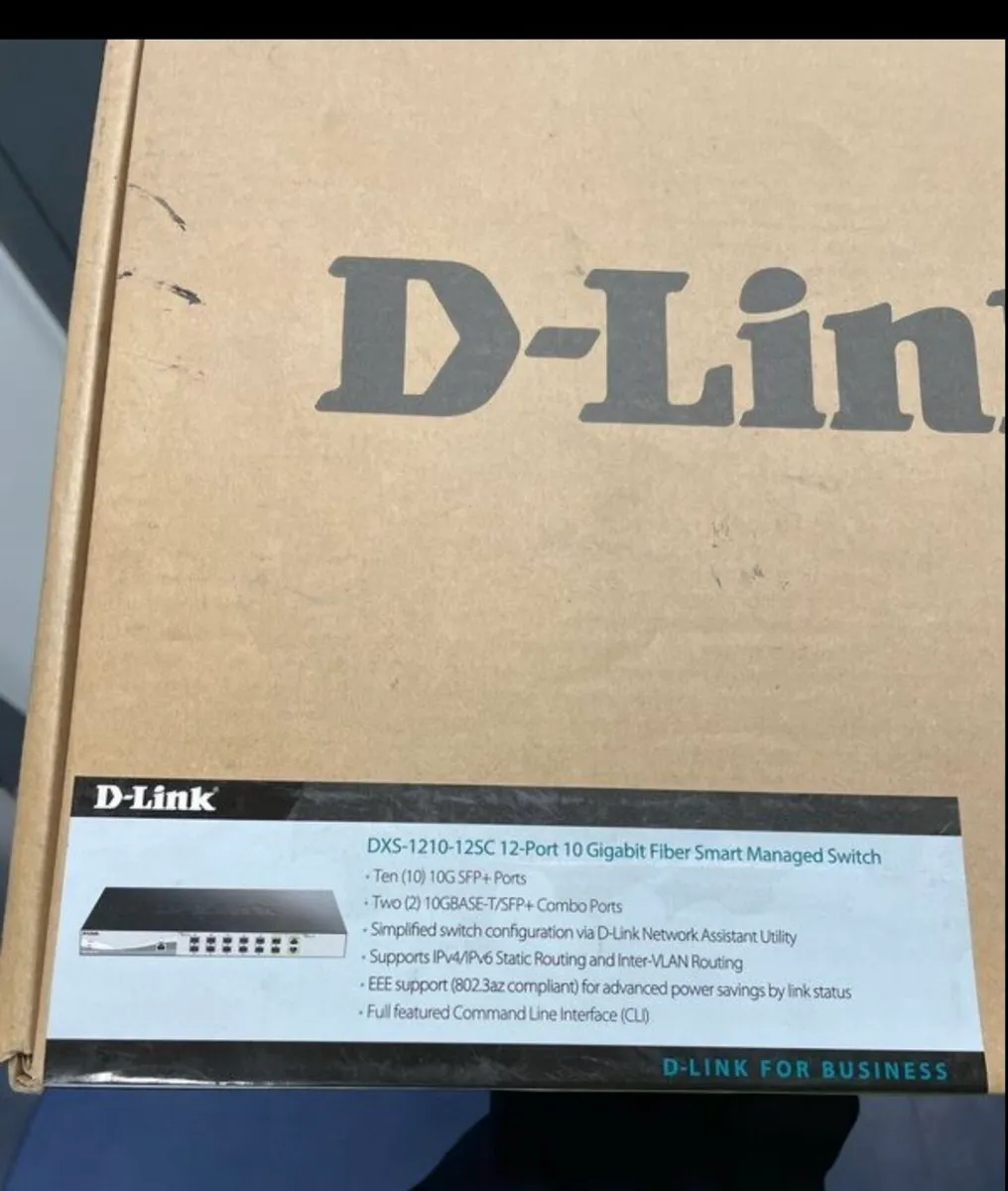 DLINK 10 Gigabit Smart Managed Fibre Switch - Image 1