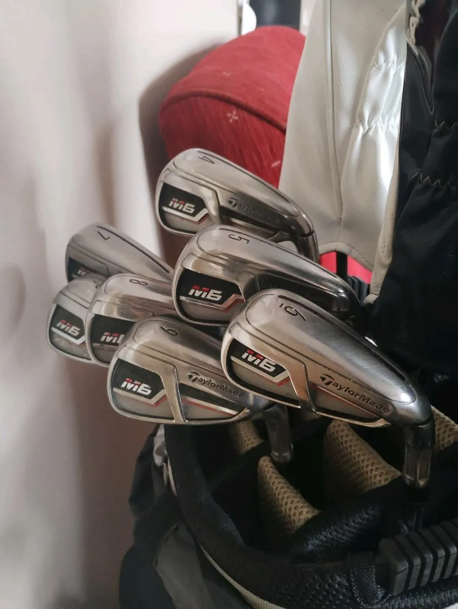 Taylormade M6 golf irons - Image 1