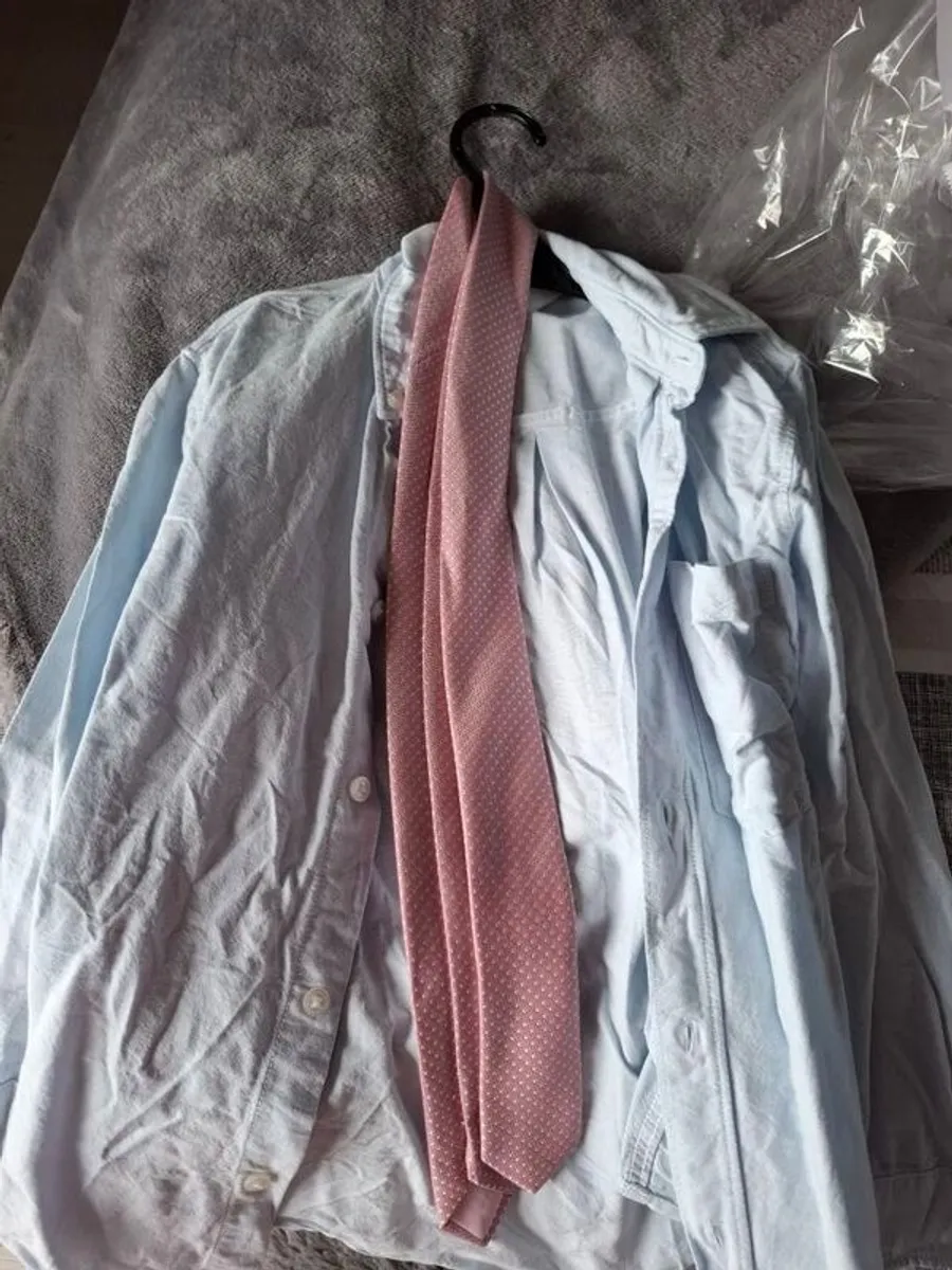Full boys 3 piece communion suit with shirt and tie - Image 3