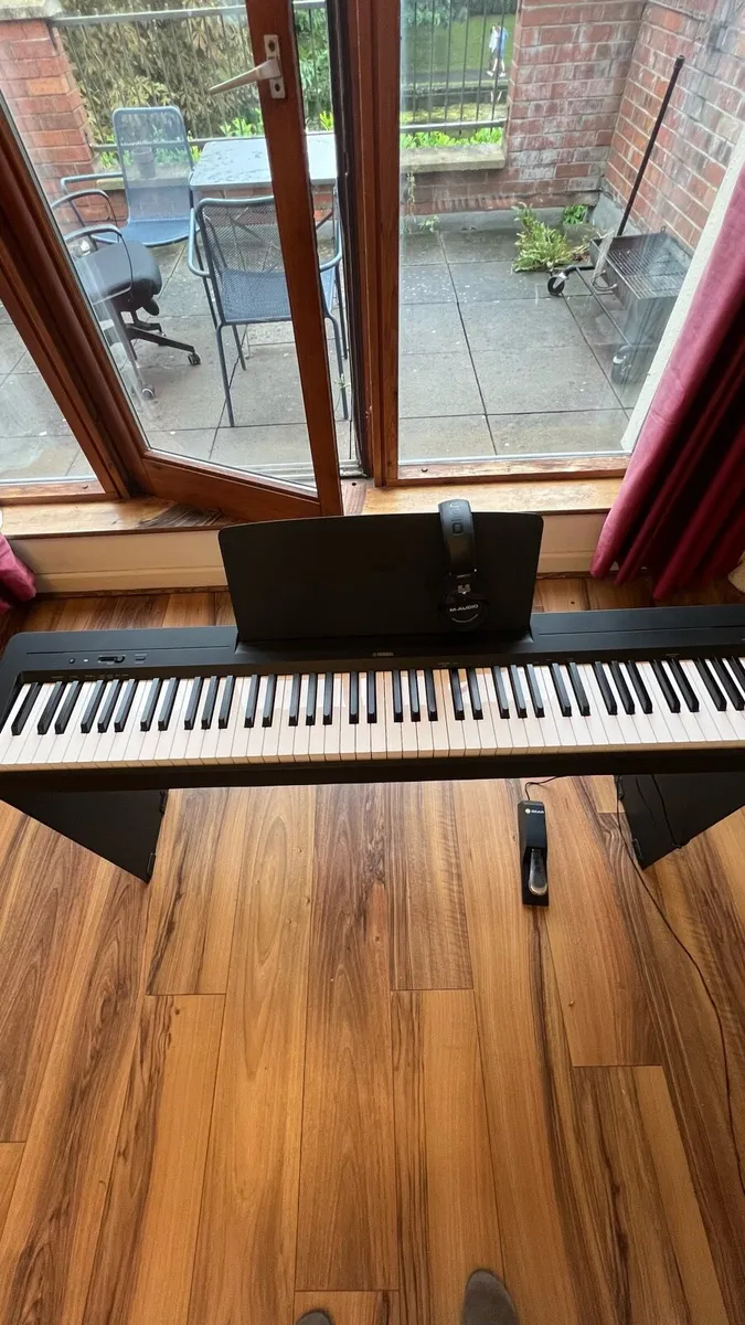 Yamaha P-145 Digital Piano with Stand (Bundle) - Image 1