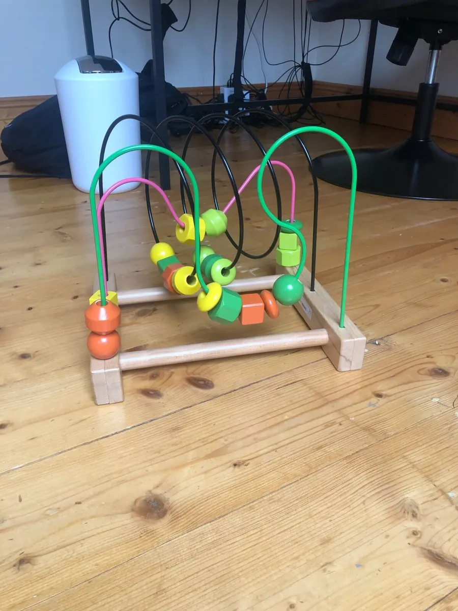 Wooden activity slider