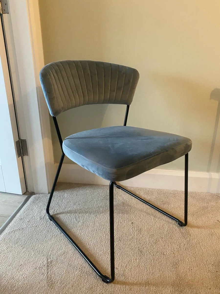 Suede chair for occasional use/ dining - Image 1