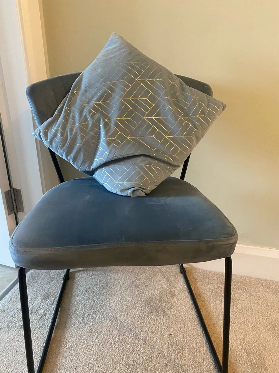 Suede chair for occasional use/ dining - Image 3