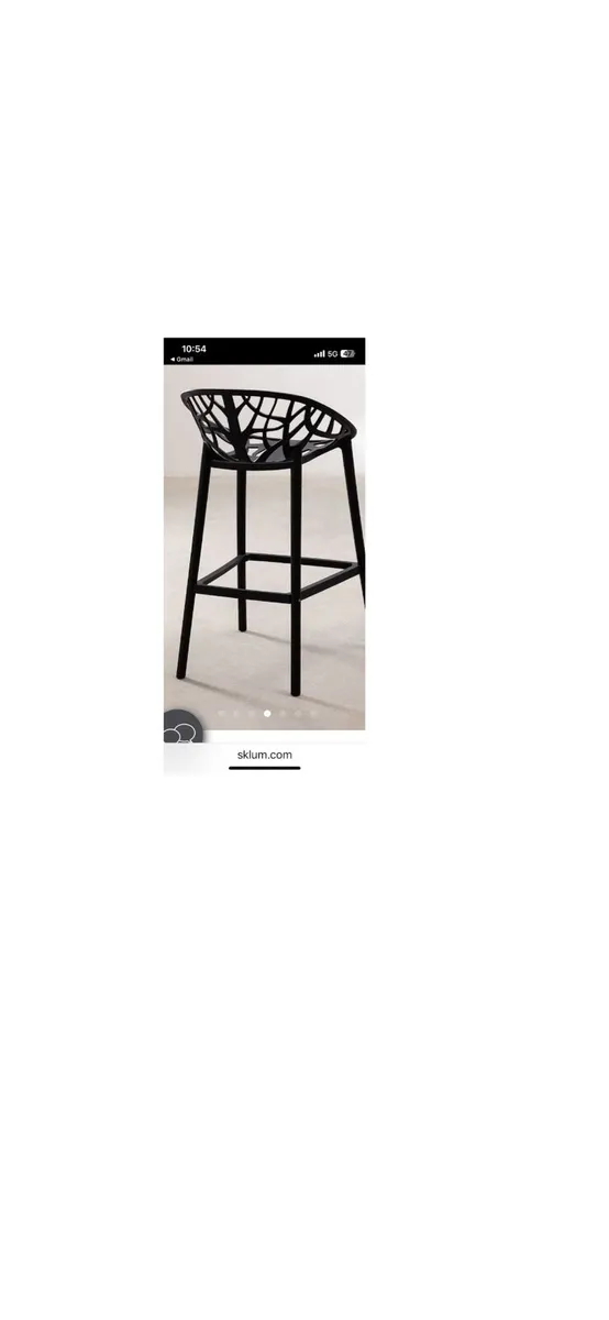 4 NEW SKLUM island stools - Image 3