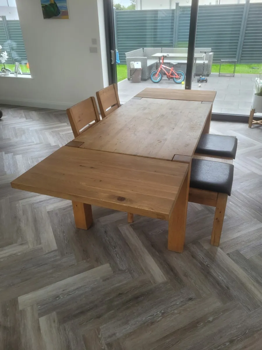 Table and Chairs with Bemch - Image 4