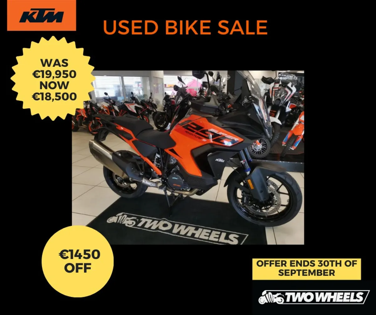 KTM 1290 ADVENTURE S**Ex Demo**with Tech Pack - Image 1