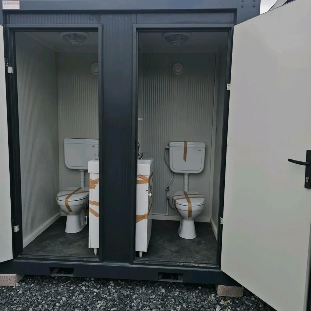 Ticket cabin, security cabin ,double toilet shower - Image 2