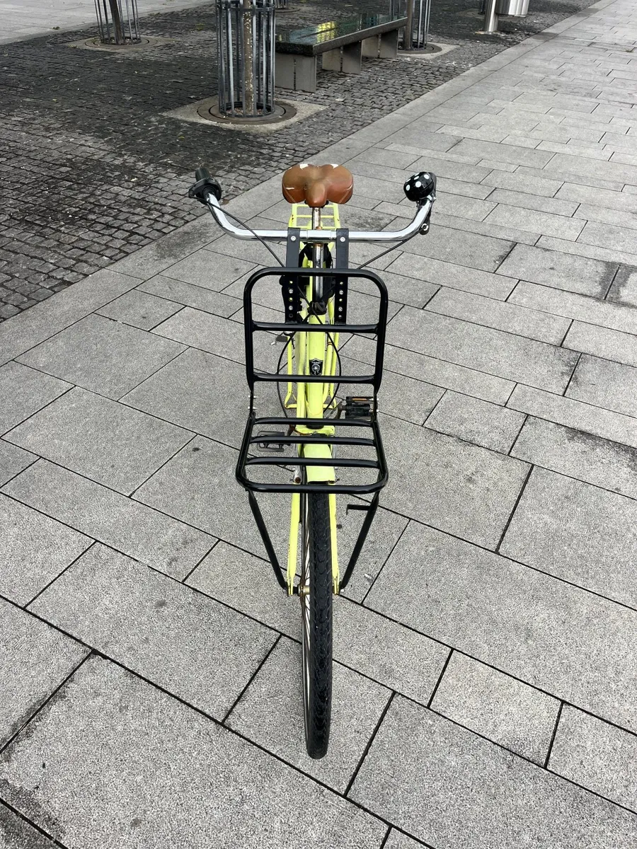Bright yellow Dutch bike - Image 4