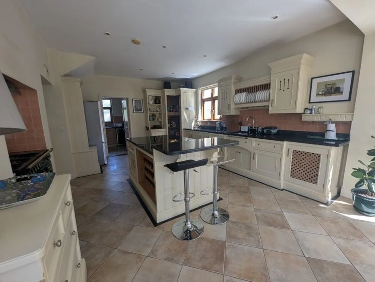 Large Hand Painted Solid Wood Kitchen - Image 1