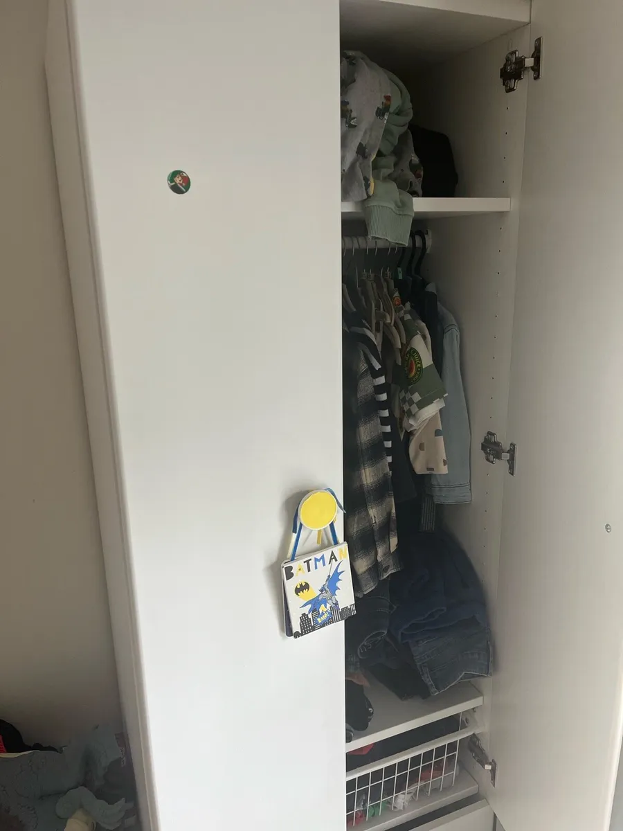 ikea wardrobe (kids) plus storage unit - Image 1